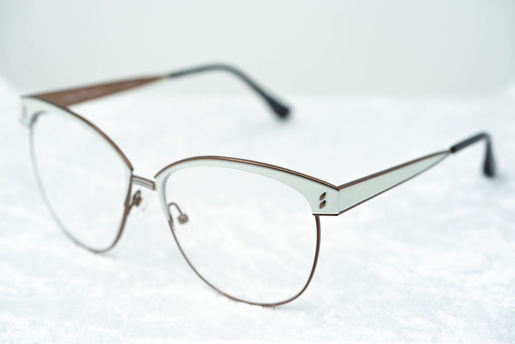 Agent Provocateur Eyeglasses Oval White/Dark Brown